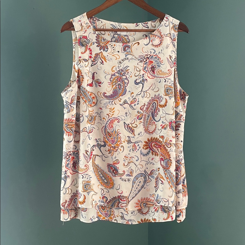J. Jill Multicolor Paisley Scarf